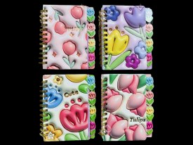 Libreta con separadores FLORES